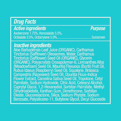 COOLA Organic Face Sunscreen SPF 50 Sunblock Lotion, Dermatologist Tested Skin Care for Daily Protection, Vegan and Gluten Free, Fragrance Free, 1.7 Fl Oz.